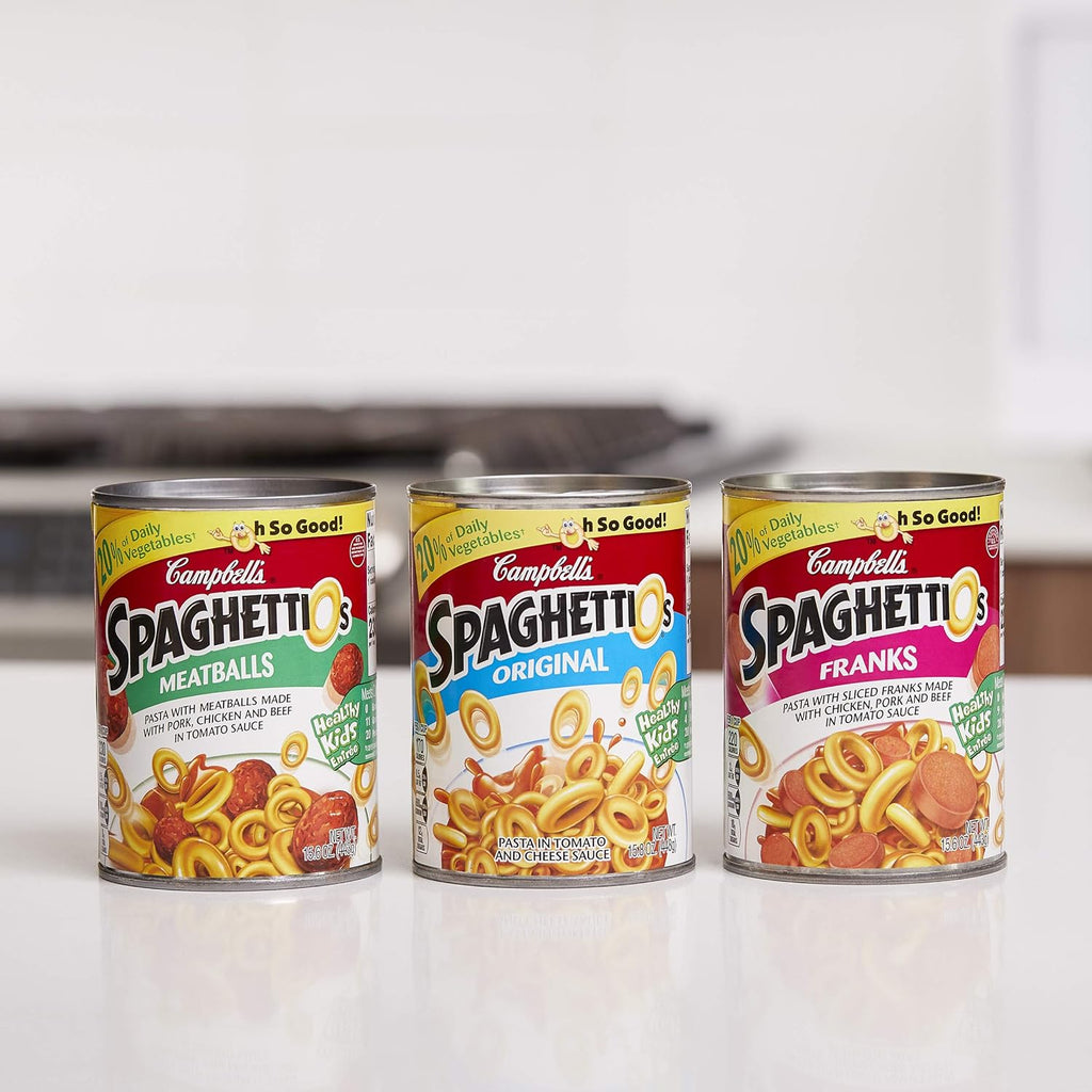 SpaghettiOs Pasta with Meatballs, 15.6 Ounce Can J18116