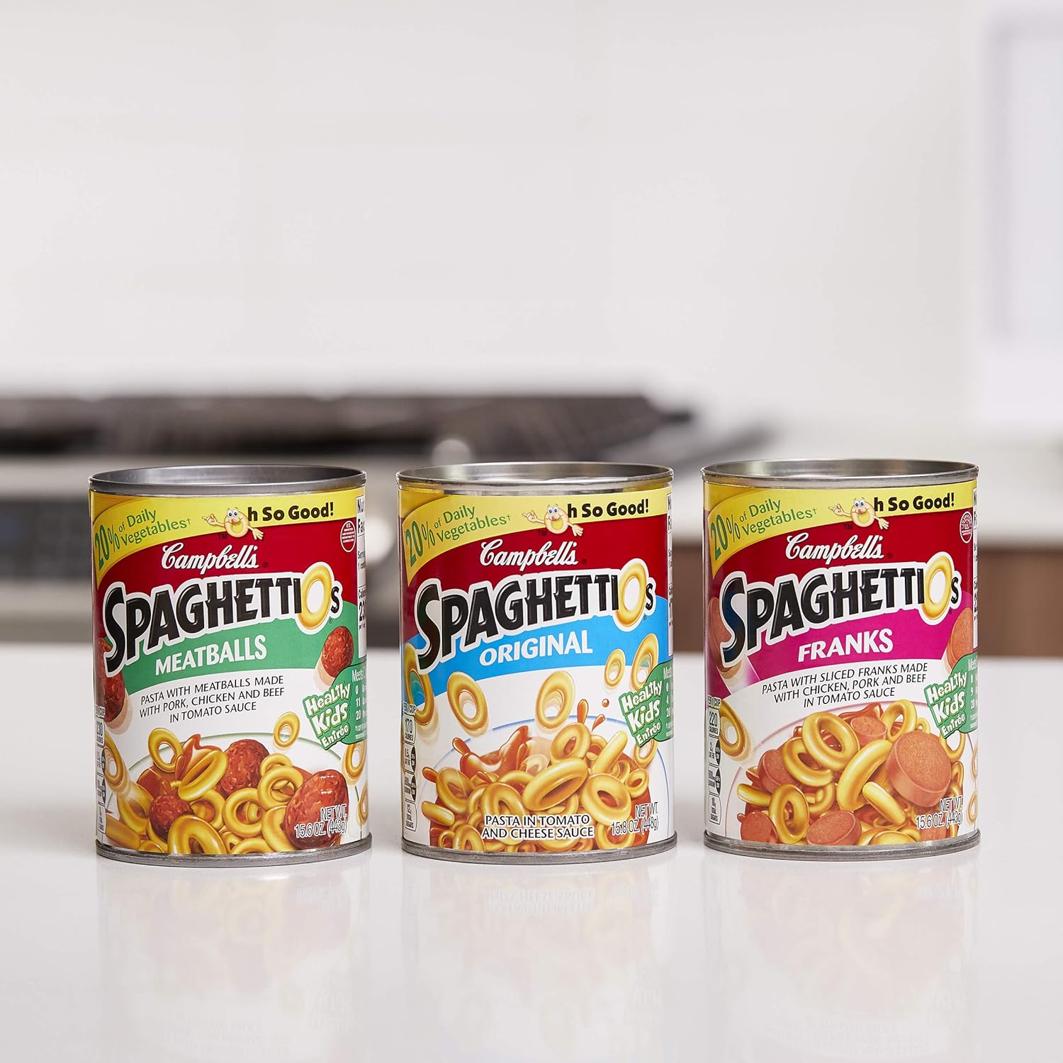 SpaghettiOs Pasta with Meatballs, 15.6 Ounce Can J18116