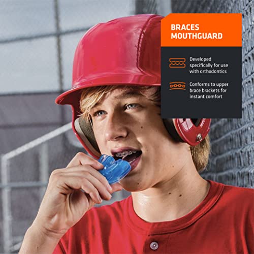Mouth Guard for Braces, Upper Teeth Protection, Instant Fit I877