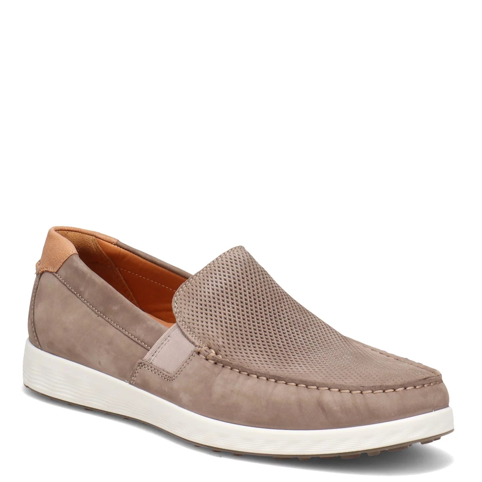 Warm Grey/Cognac Summer Perforated Loafer G5234