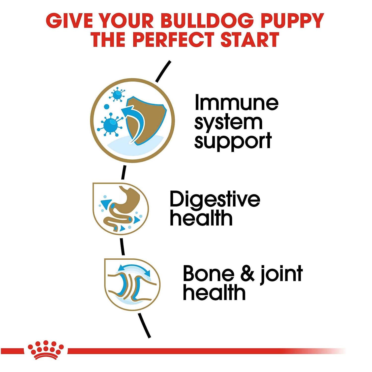 Bulldog Puppy Dry Dog Food W388646