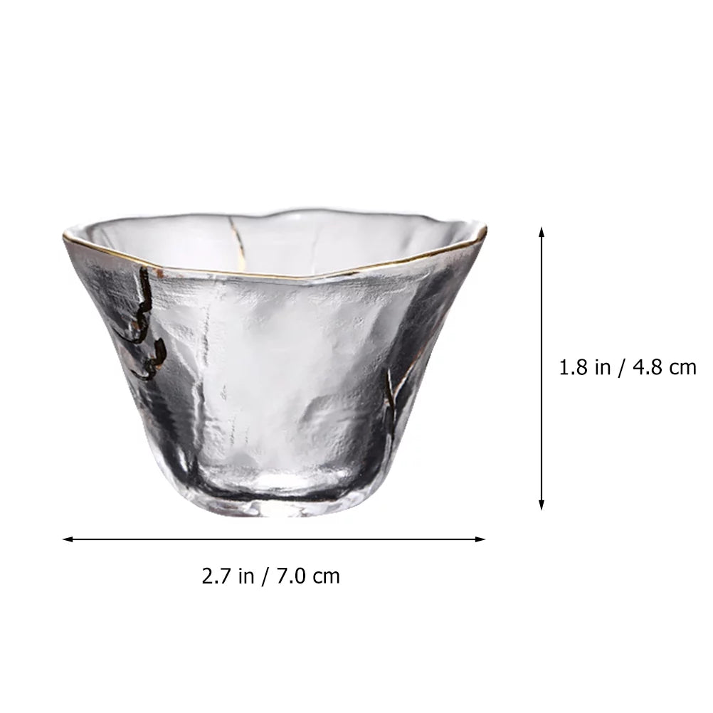 4pcs Glass Sake Cups C561906