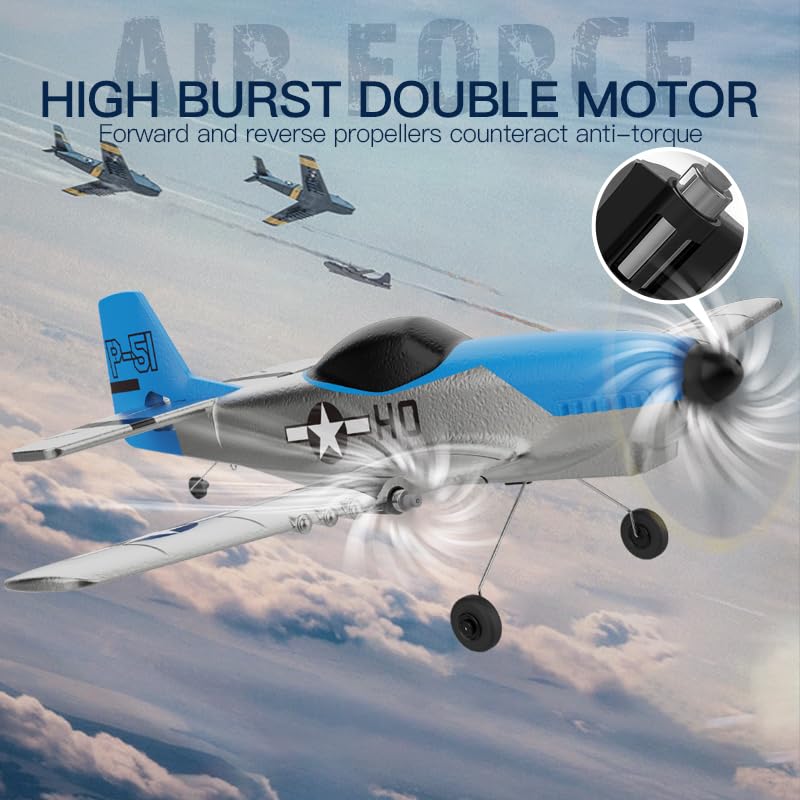 3 Channels RC Plane with 6-Axis Gyro A72910