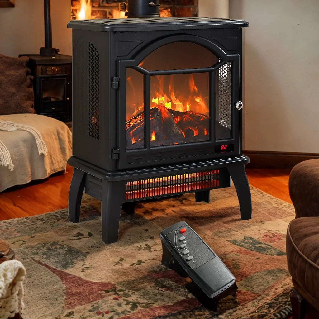 1500W Infrared Electric Heater with 11 Temp Settings and Timer Q37464