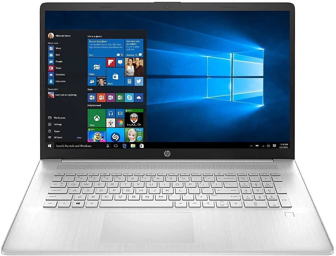 17.3" HD+ Touchscreen Laptop, AMD Ryzen 5 5500U, 16GB RAM, 512GB SSD+1TB HDD, Windows 11 Home R94387