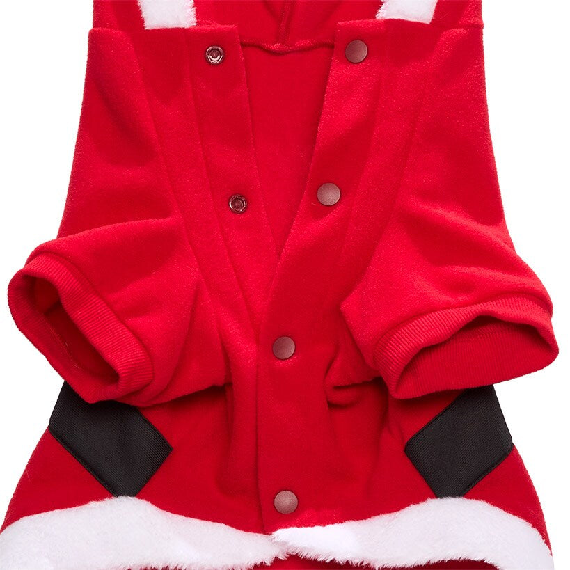 Pet Reindeer Plush Costume With Hood U803004