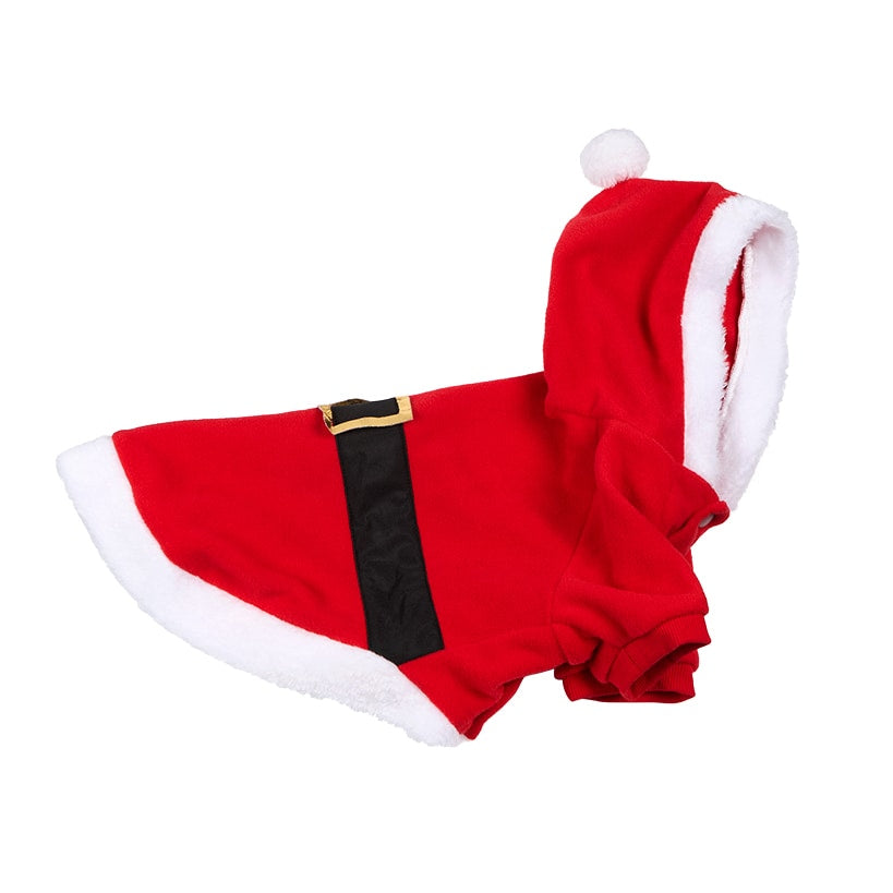 Pet Reindeer Plush Costume With Hood U803004