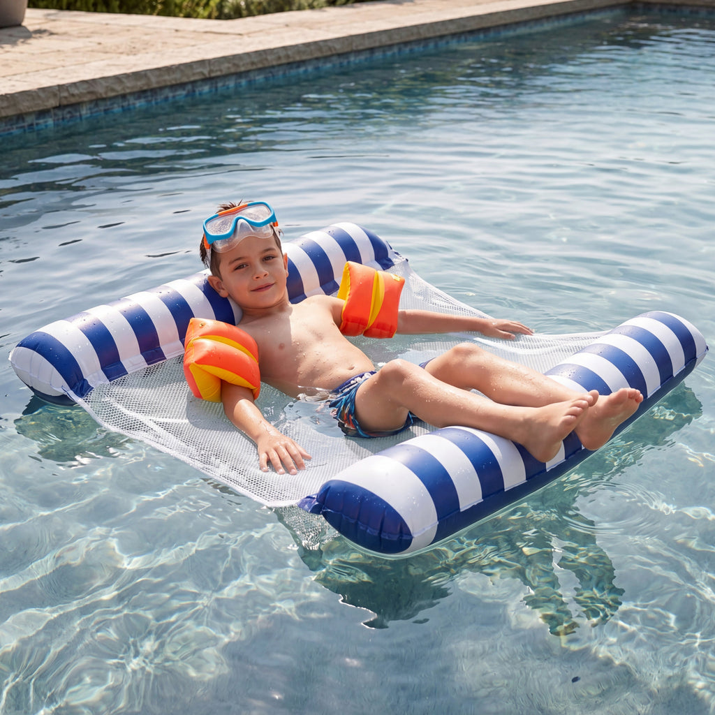 Double Pool Lounger-Spacious, Comfortable, with Head and Leg Support