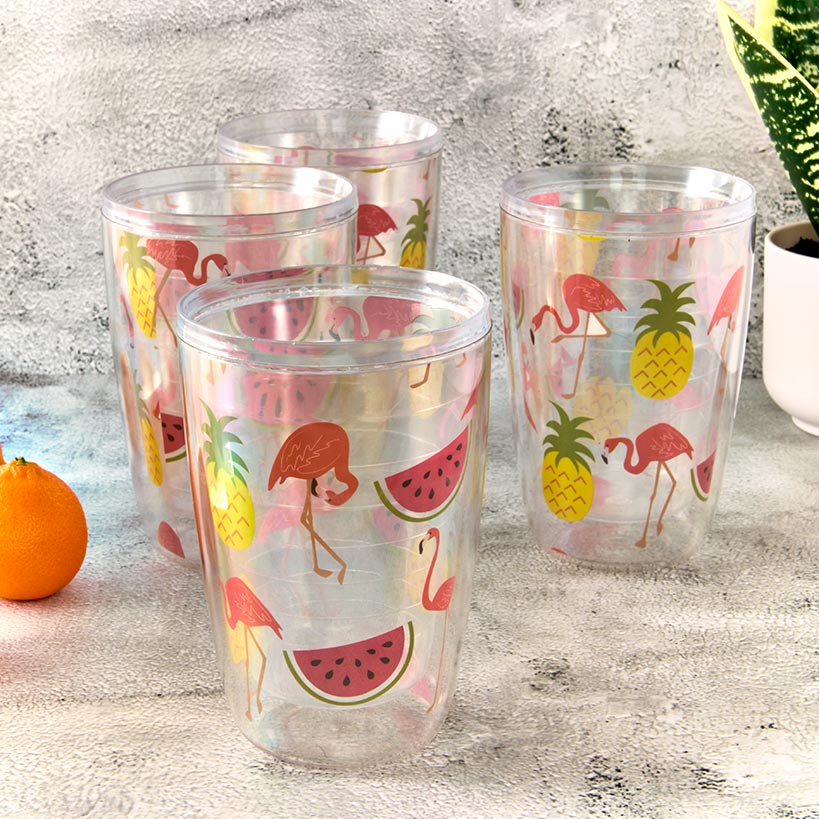 16oz Insulated Tumbler Set of 4 B3539
