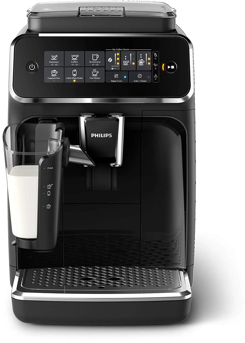 Black Fully Automatic Espresso Machine with LatteGo X6004