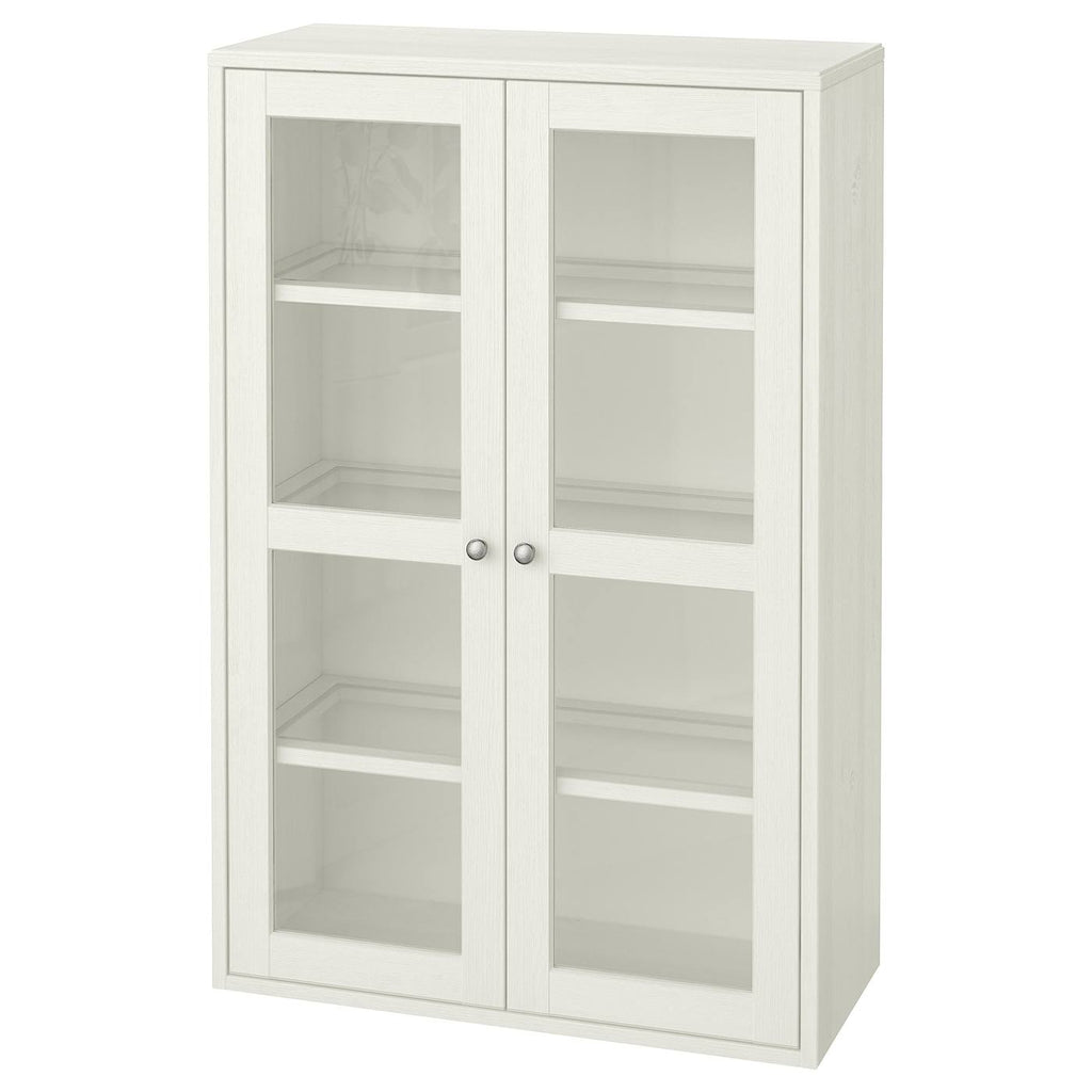 White Glass-Door Cabinet Z783216