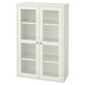 White Glass-Door Cabinet Z783216