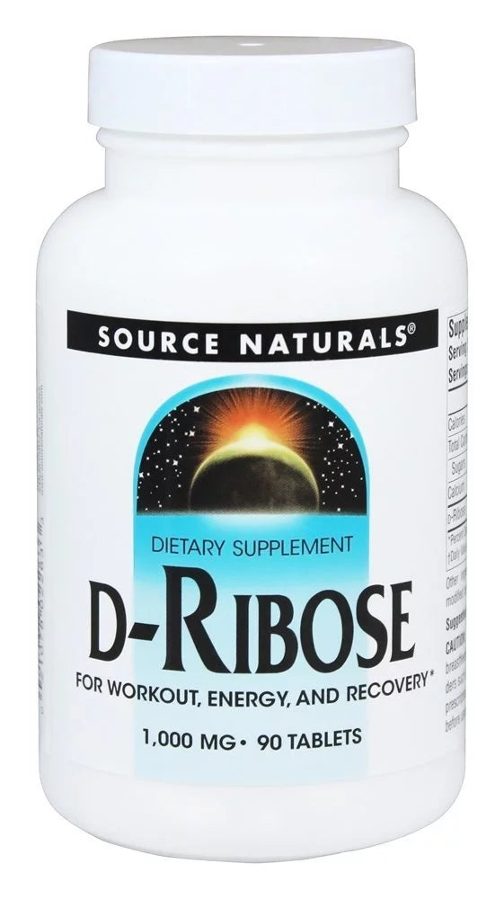 D Ribose Powder 1000 mg 90 Tablets K664186