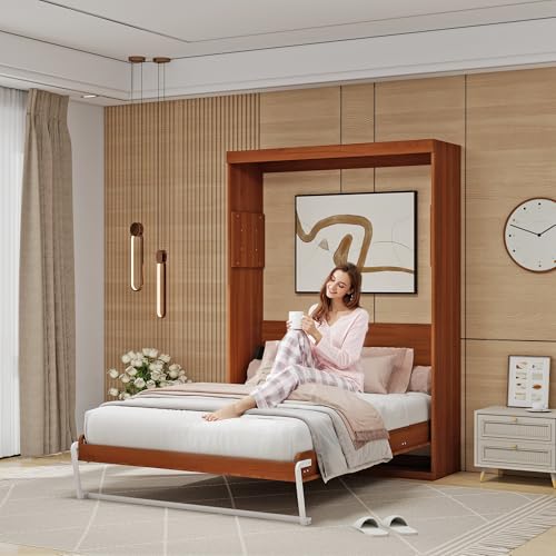 Full Brown Murphy Bed Q54502
