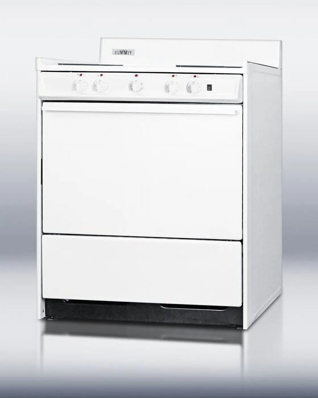 30" Freestanding Electric Range with 4 Burners 3.6 Cu. Ft. Capacity Manual Clean Storage Drawer Porcelain Oven in White E813