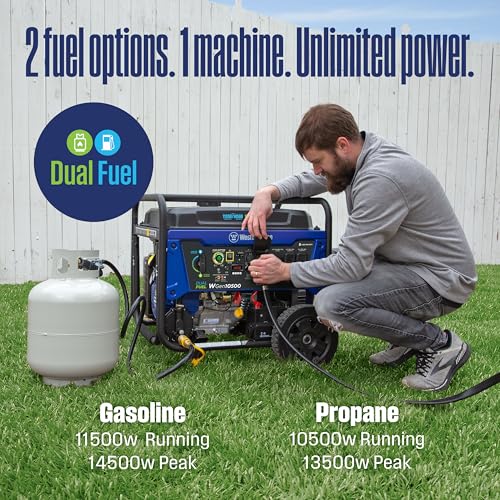 12500 Peak Watt Tri-Fuel Portable Generator L151