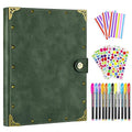 Leather Scrapbook Album 10.8"x8.6" 60 Pages M172044