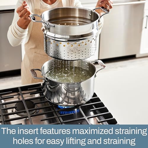 Stainless Steel 6-Quart Multipot with Straining Lid O781