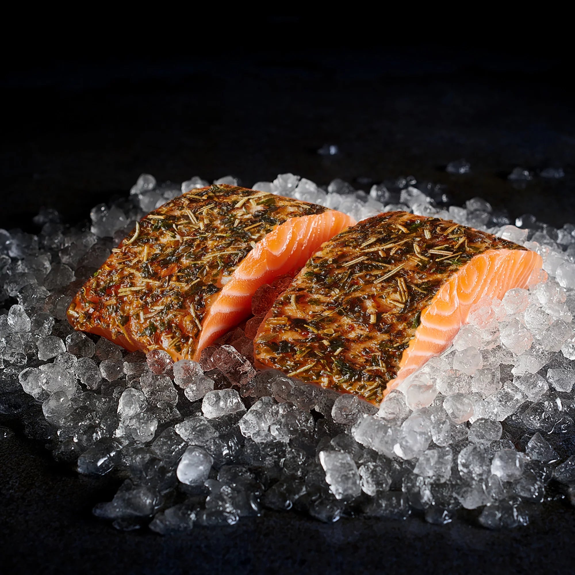 French-Style Herbs & Garlic Atlantic Salmon, Frozen 30 oz (6 Count, 5 oz Portions) U13642