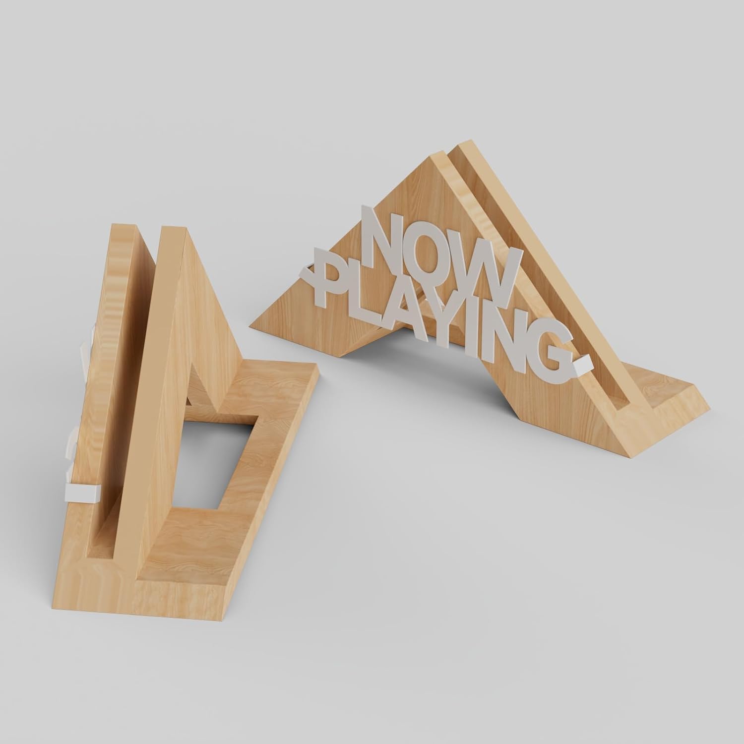 Wooden Vinyl Record Stand V420