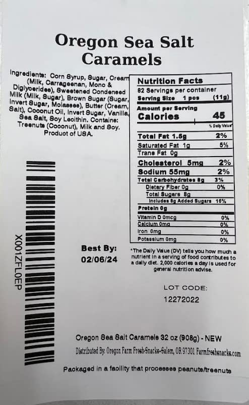 Salted Caramel Gourmet Candy (16 oz) M31622