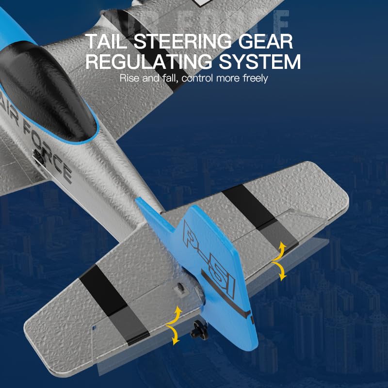 3 Channels RC Plane with 6-Axis Gyro A72910