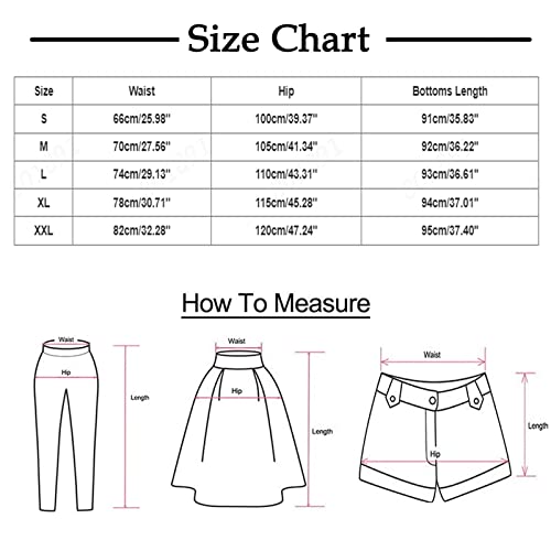 Women Capri Pants Straight Leg Baggy Palazzo Cropped Pants Elastic Waist N683312
