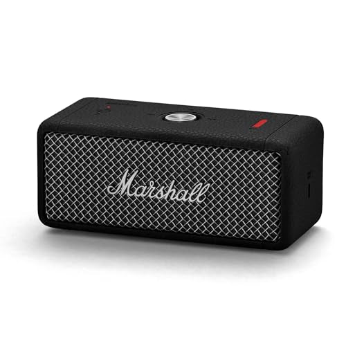 Black & Brass Portable Bluetooth Speaker R1426