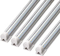 8FT 72W 9000LM 5000K Daylight White T8 Linkable LED Shop Light, 4 Packs T9378