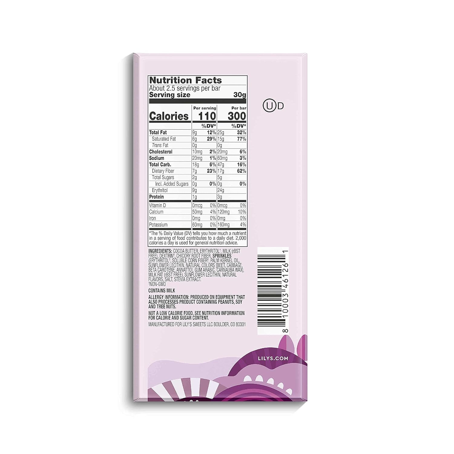 White Chocolate Style Bar Variety Pack 2.8 Ounce 6 Pack T55400