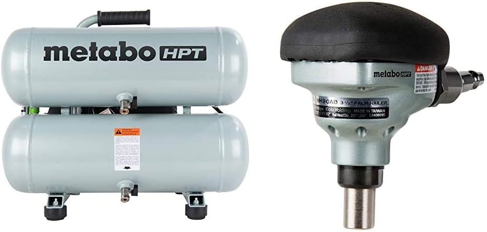 4-Gallon Electric Twin Stack Portable Cast Iron Oil Lubricated Air Compressor Q795628