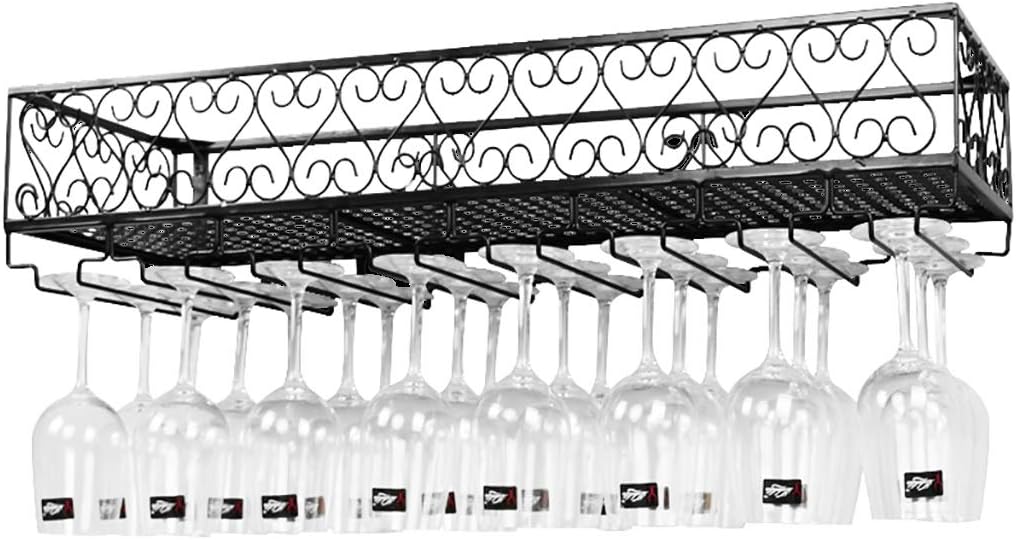 Metal Wall-mounted Wine Rack (120cm) C43409