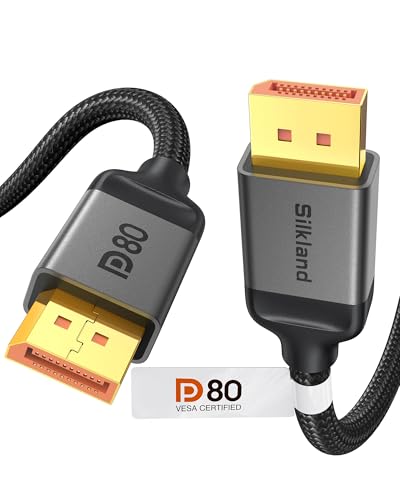 80Gbps DisplayPort 2.1 Cable 6.6FT A311609
