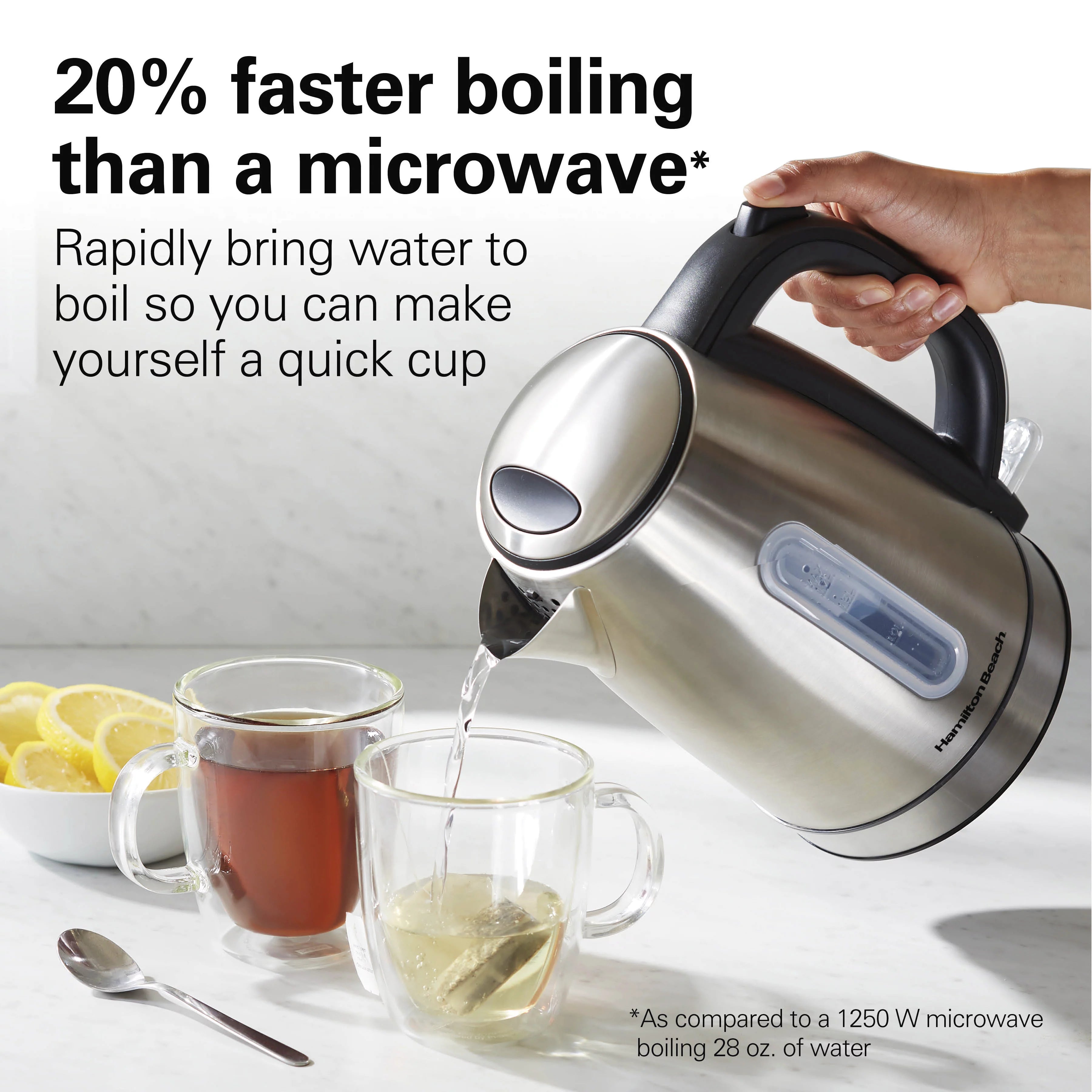 Stainless Steel Electric Kettle, 1.7 Liter Capacity L8893