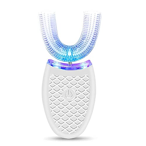 Ultrasonic Electric Toothbrush Adults, U Shaped 360° Cleaning Rechargeable IPX7 Waterproof A893