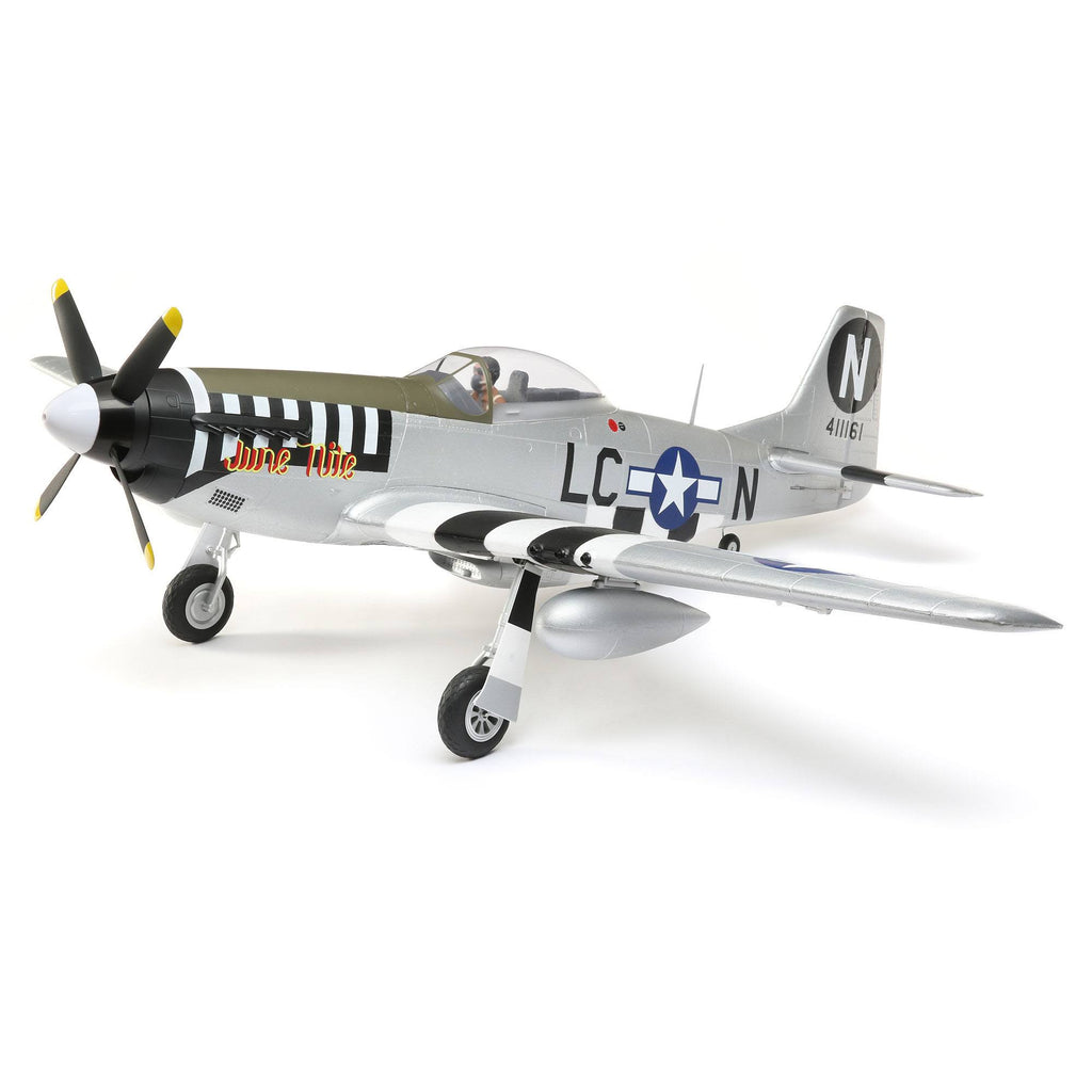 P-51D Mustang 1.2m BNF Basic with AS3X and Safe Select U71367