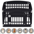 White 6 Panel Plastic Pet Playpen C868187