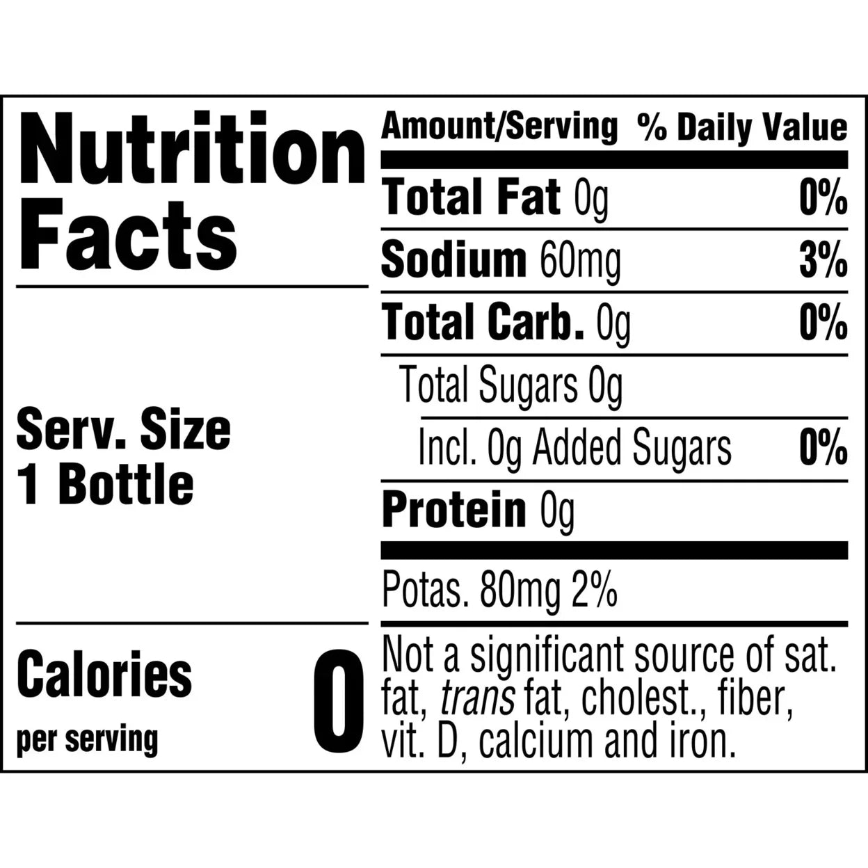 16.9 Ounce (24 Pack) Zero Sugar J382
