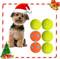 6 Pcs 1.97" Diameter Mini Tennis Balls for Dogs K984957