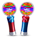7.5 Inch Light Up Magic Ball Toy Wands, Set of 2 C7772