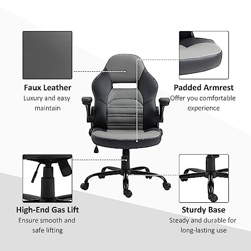 Black Executive Office Chair with Wide Seat O789
