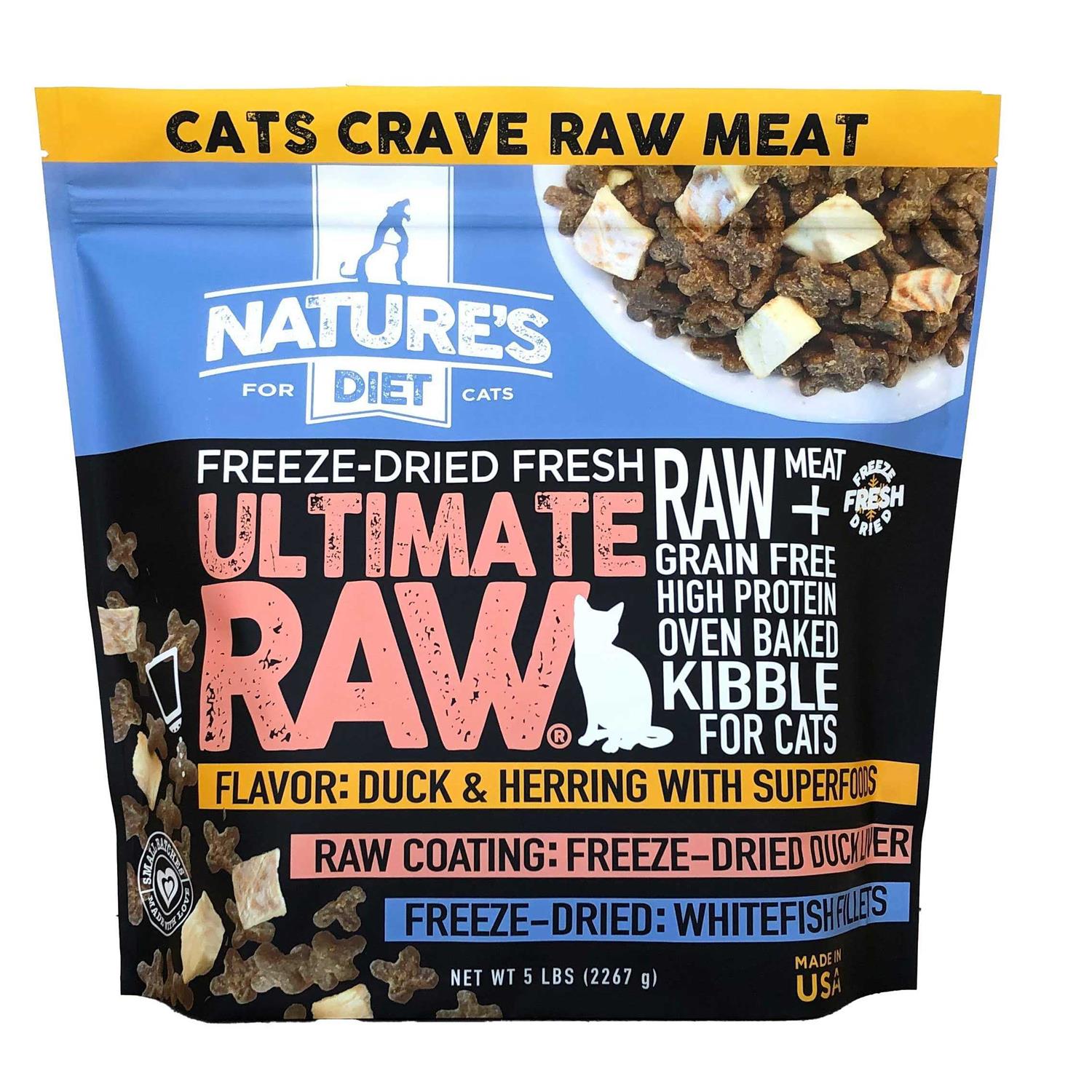 Raw Cat Kibble with Freeze-Dried Raw Whitefish C583