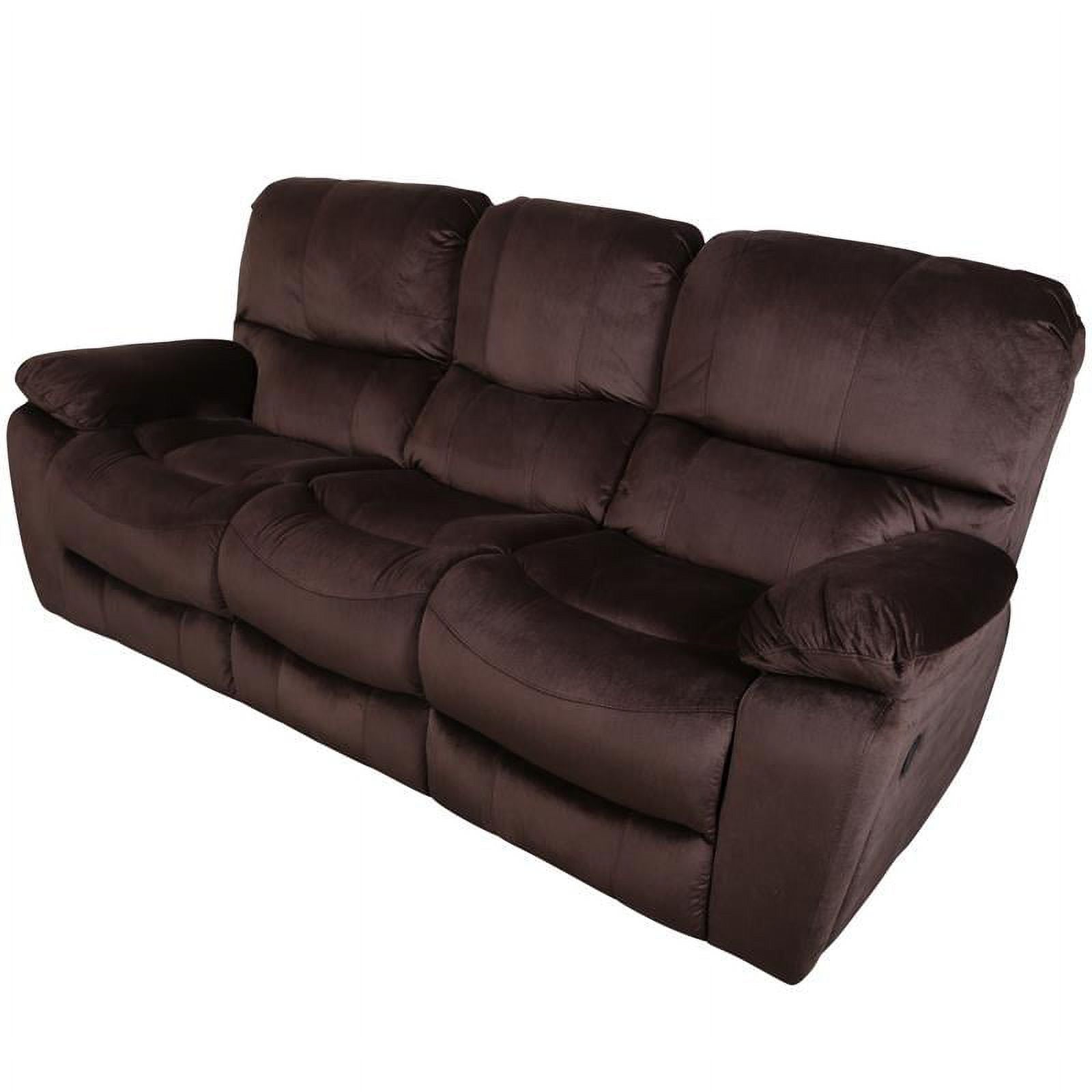 Chocolate Reclining Sofa T53993