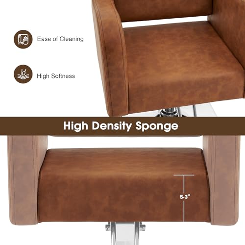 Grey Hydraulic Salon Chair B280
