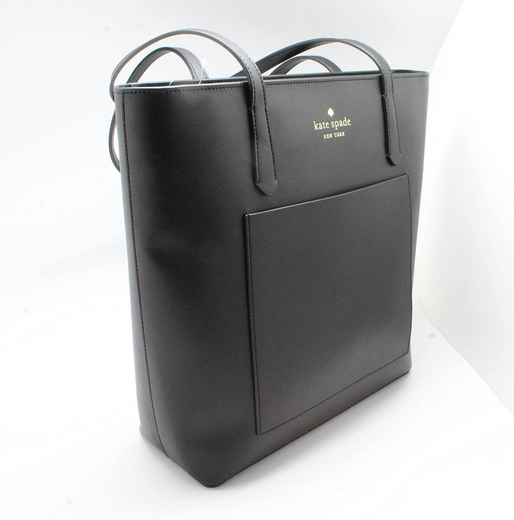 Black Leather Tote D137335