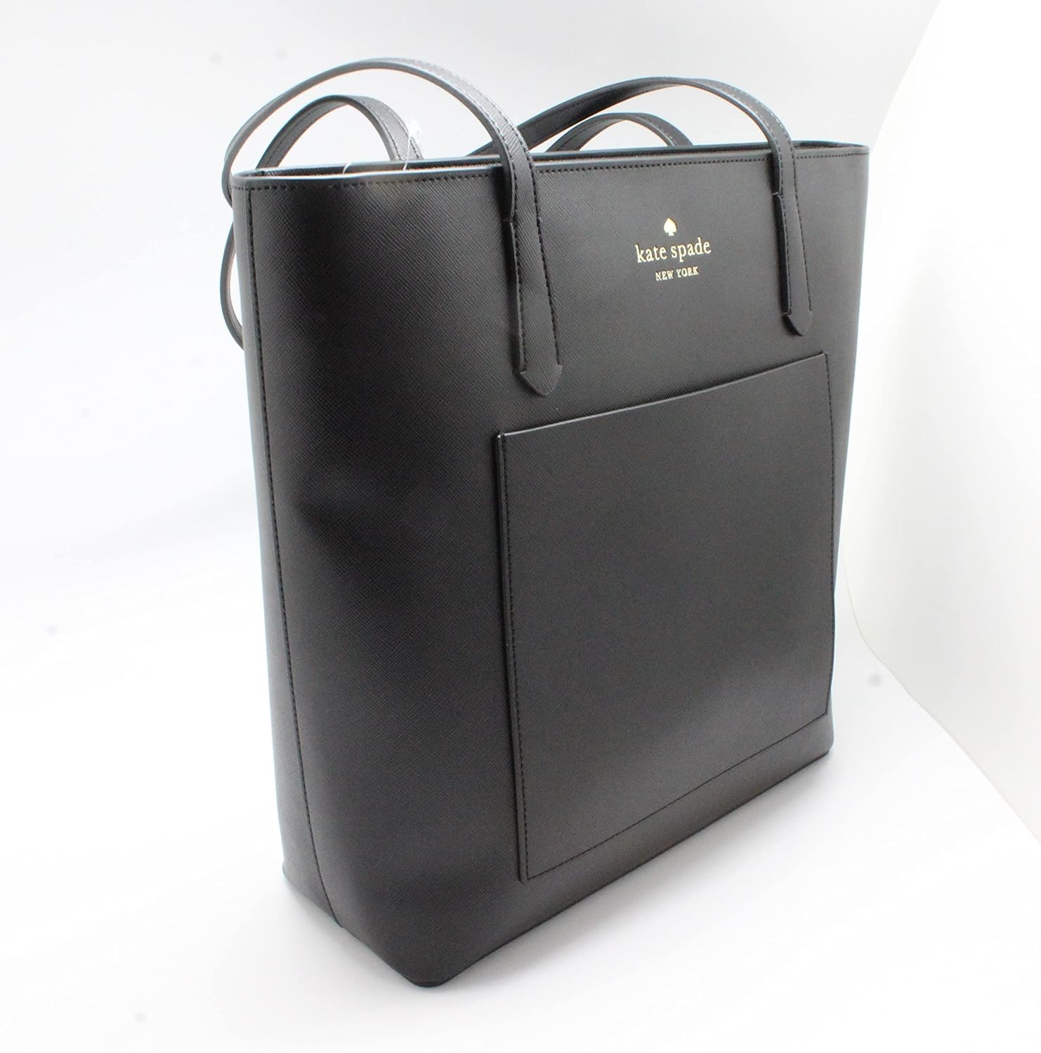 Black Leather Tote D137335