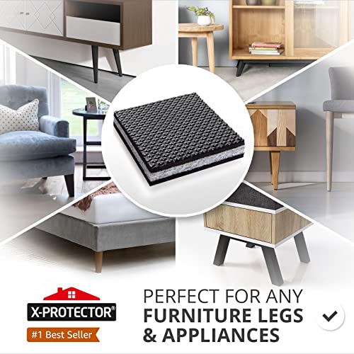 4 PCS Non Slip Self-Adhesive Rubber Furniture Pads D5244