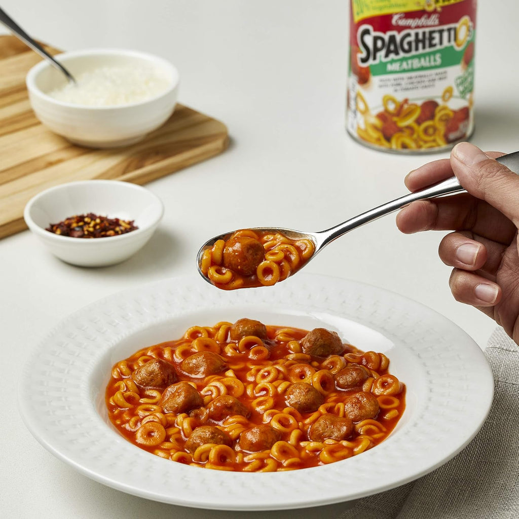 SpaghettiOs Pasta with Meatballs, 15.6 Ounce Can J18116