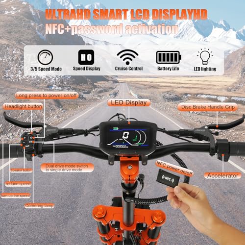 6000W Dual Motor Electric Scooter X9114