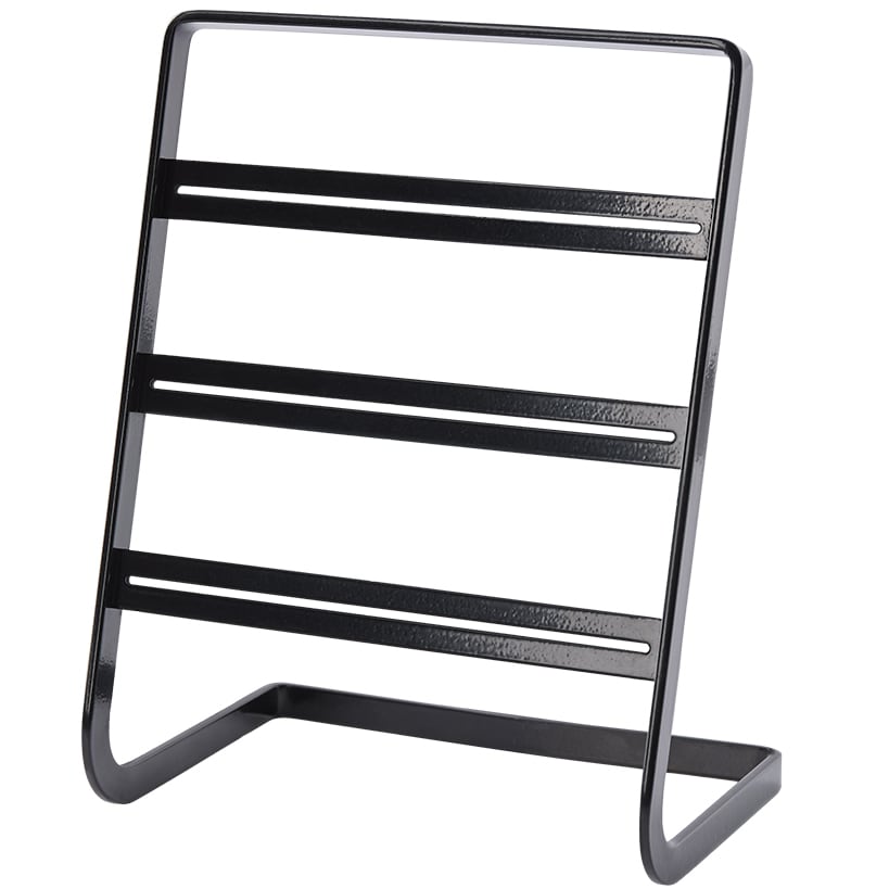 Metal Earring Holder Black or White